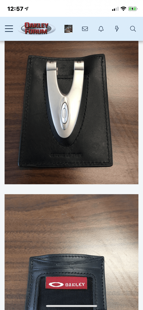Buying - Money clip wallet | Oakley Forum