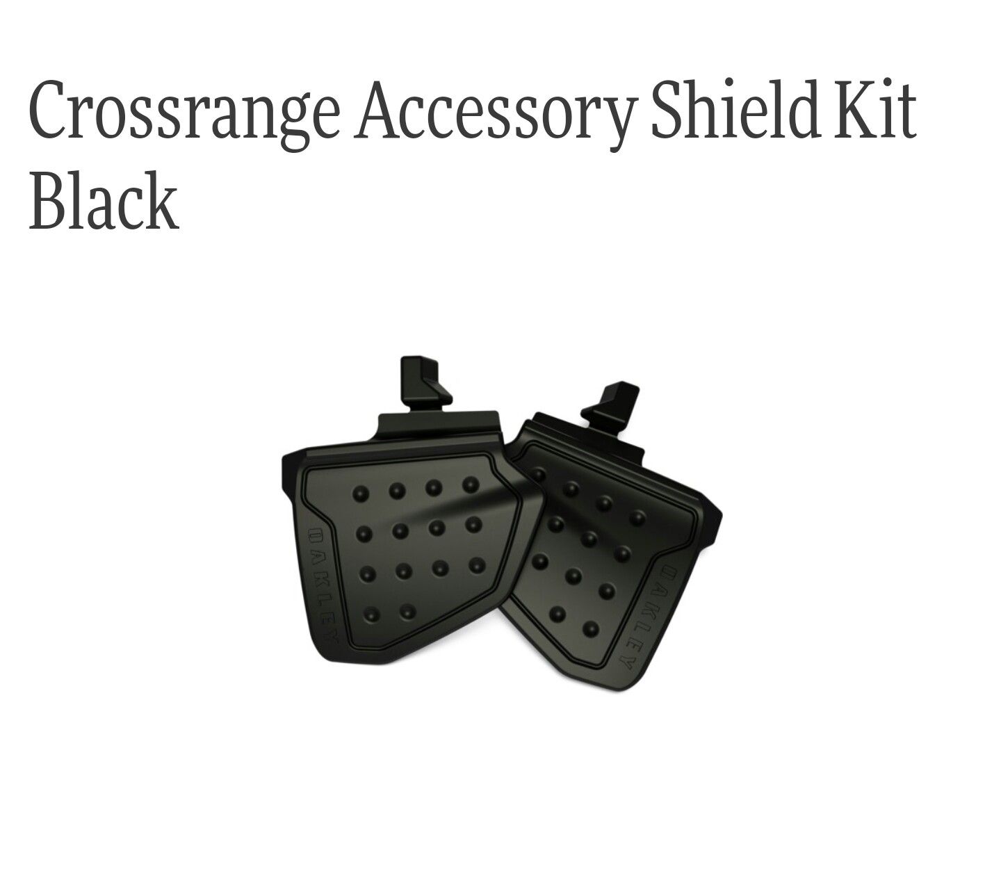oakley crossrange shield kit