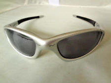 For Sale - RARE!! Oakley STRAIGHT JACKET Silver FMJ w/Blue Flames 